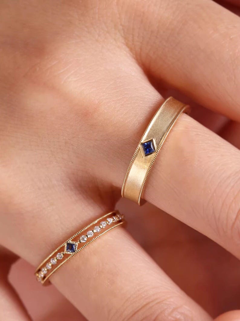 His & Her Diamond Rings — view 7
