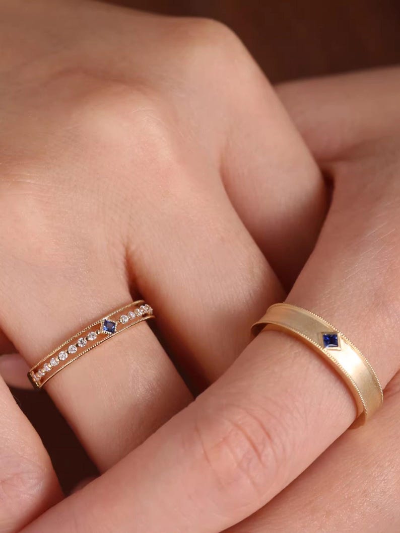 His & Her Diamond Rings — view 13
