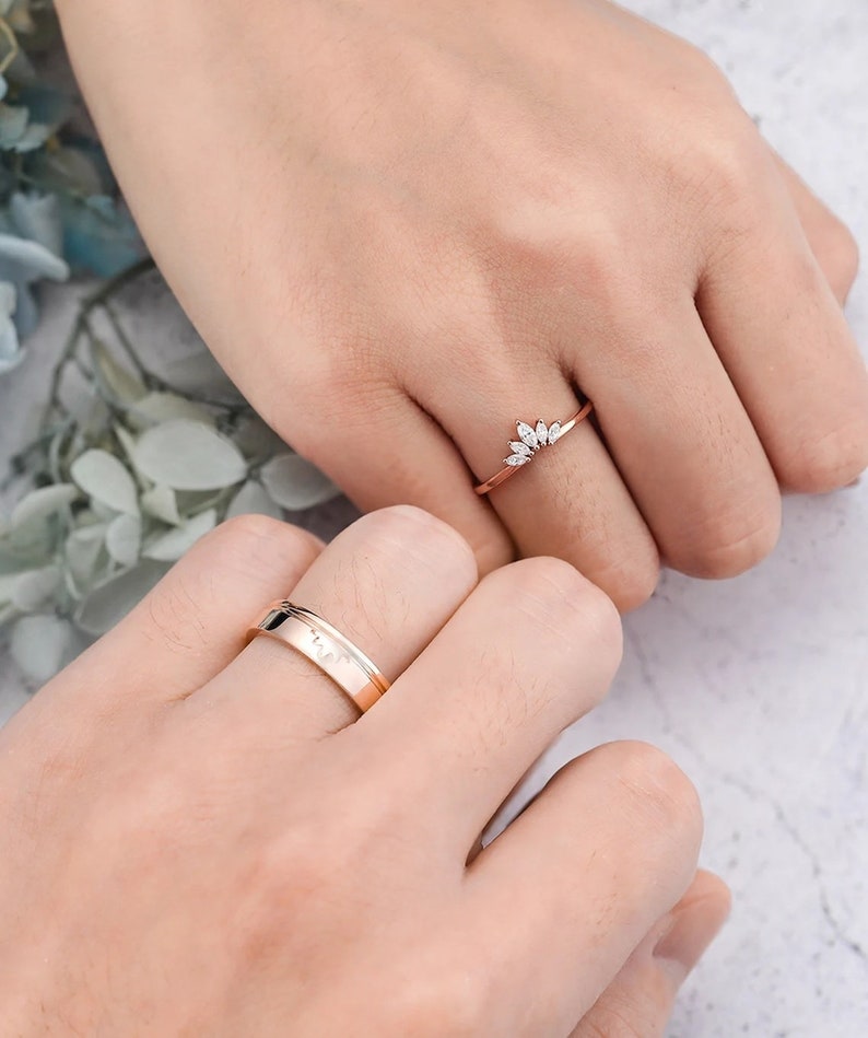 Couple Wedding Bands — view 3