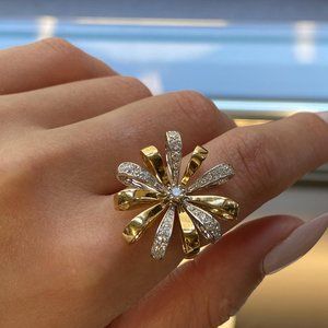 Floral Diamond Ring