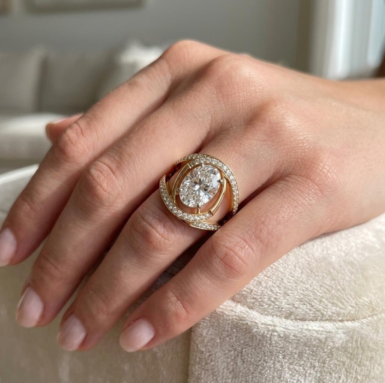 Statement Diamond Ring — view 5
