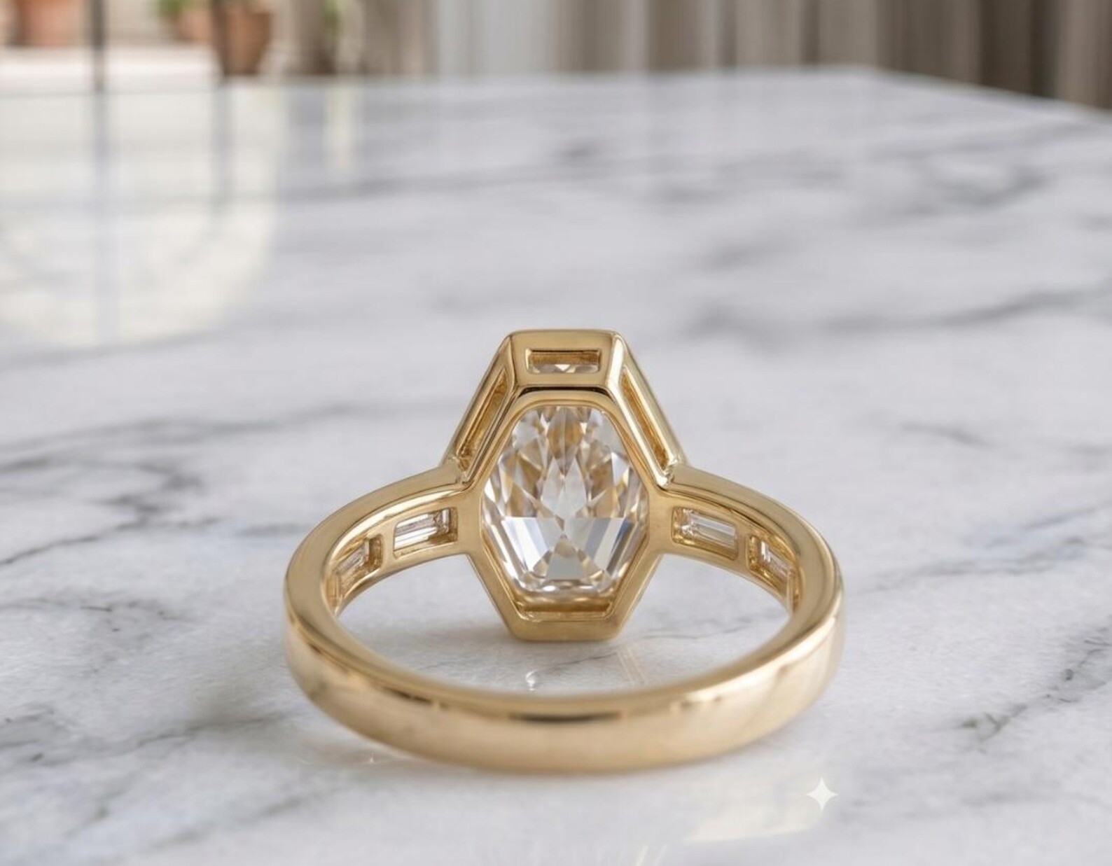 Bold Diamond Cocktail Ring — view 2