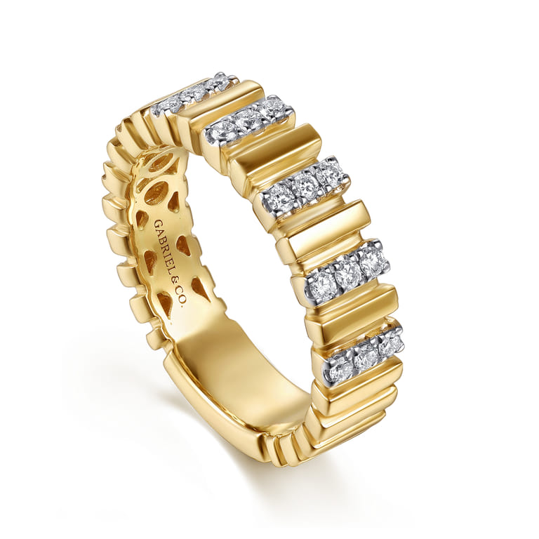 Beaded Diamond Band — view 4