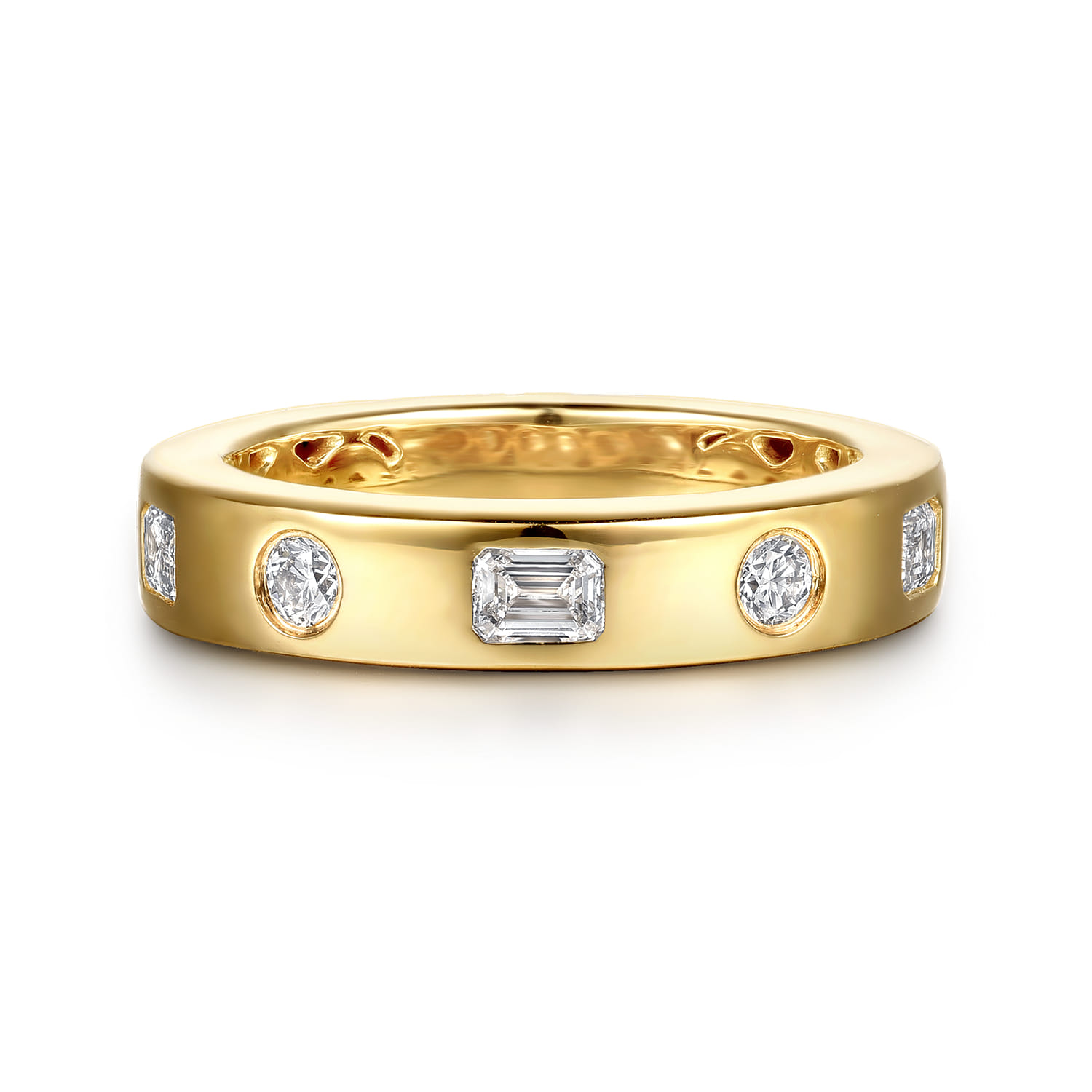 Textured Diamond Band