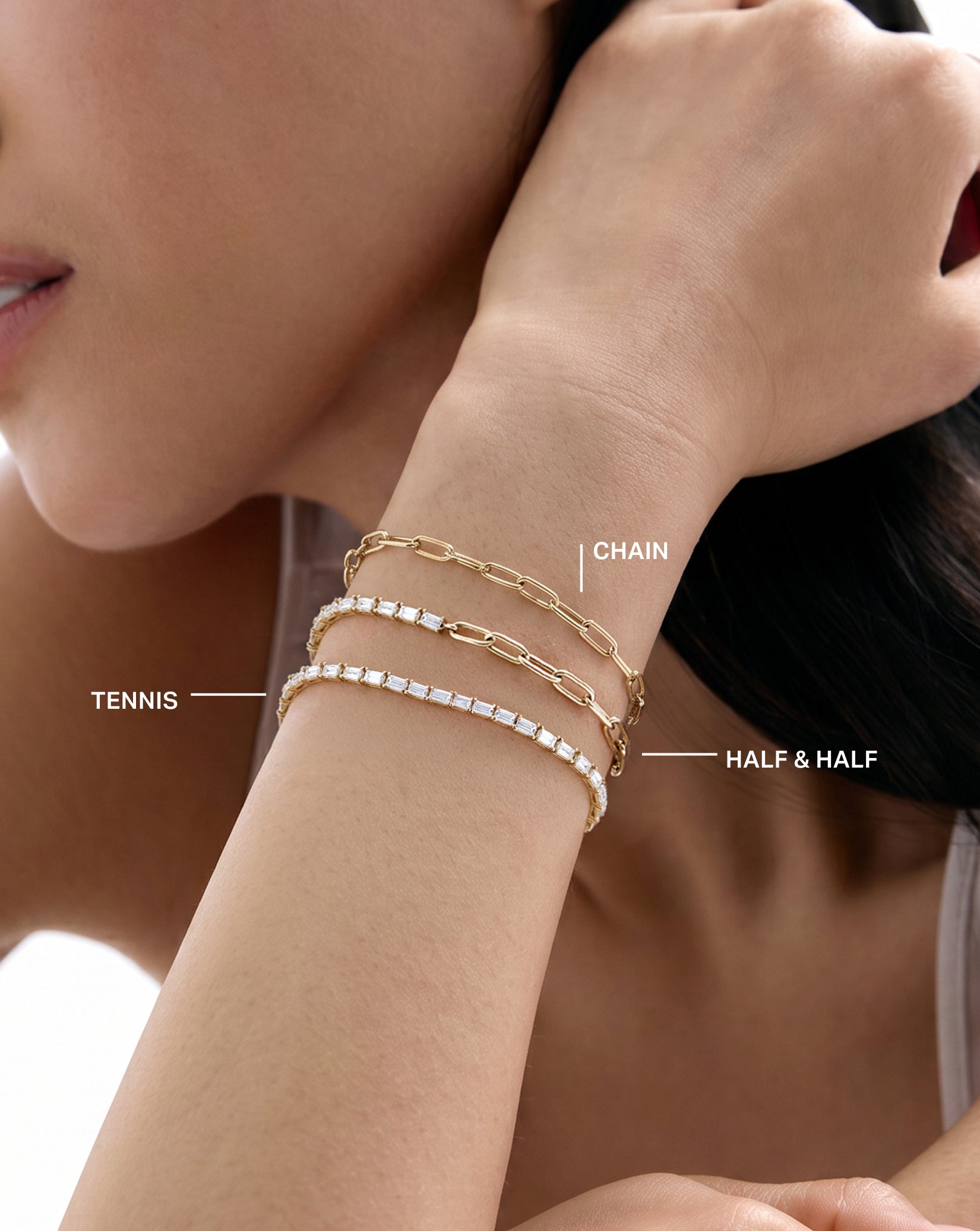 Elegant Tennis Bracelet — view 3