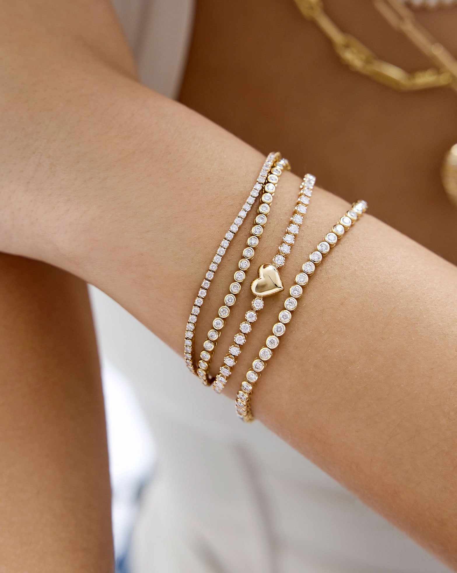 Delicate Tennis Bracelet — view 4