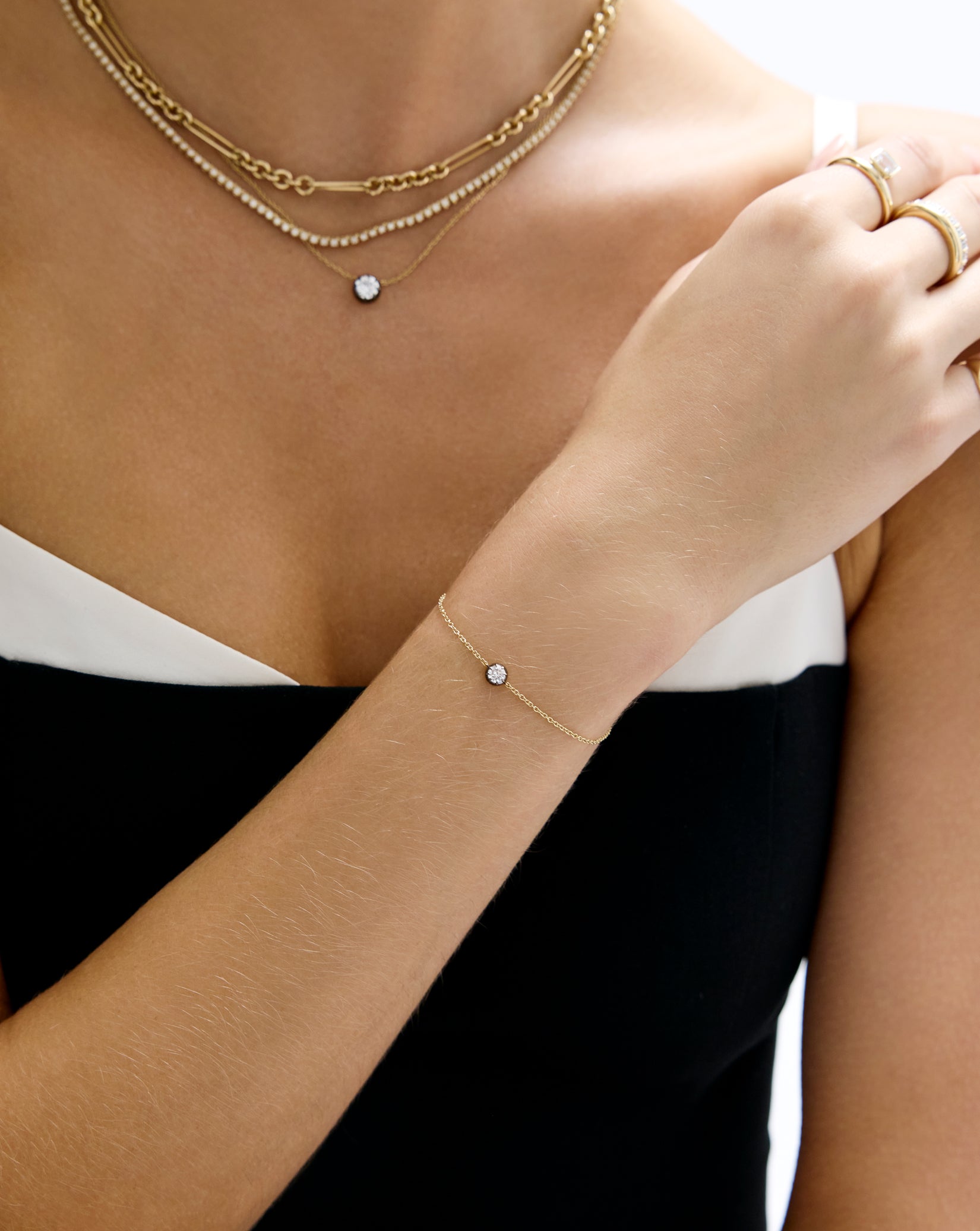 Bridal Tennis Bracelet — view 4