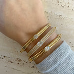 Textured Diamond Cuff — view 4
