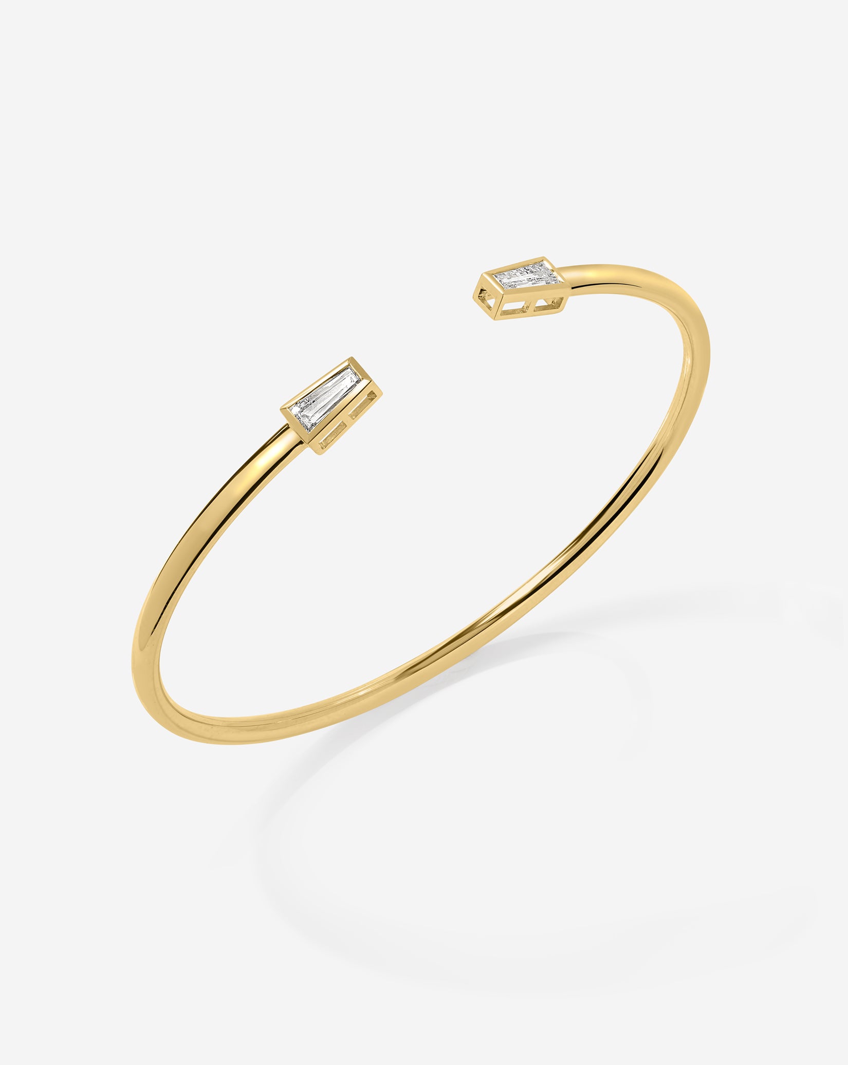 Sleek Diamond Cuff — view 4
