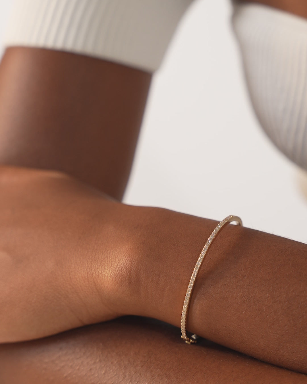 Statement Diamond Cuff — view 4
