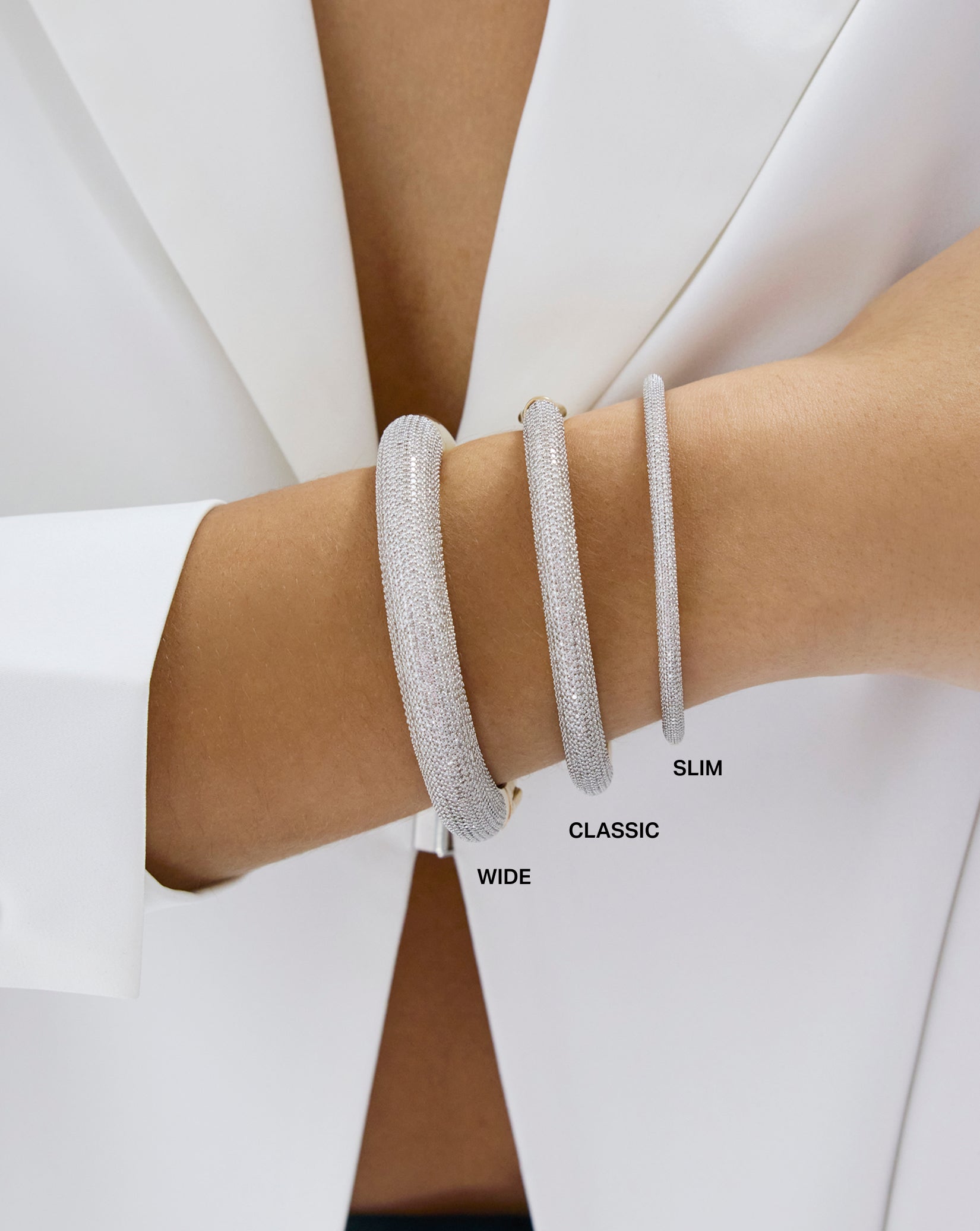 Bold Diamond Cuff — view 4