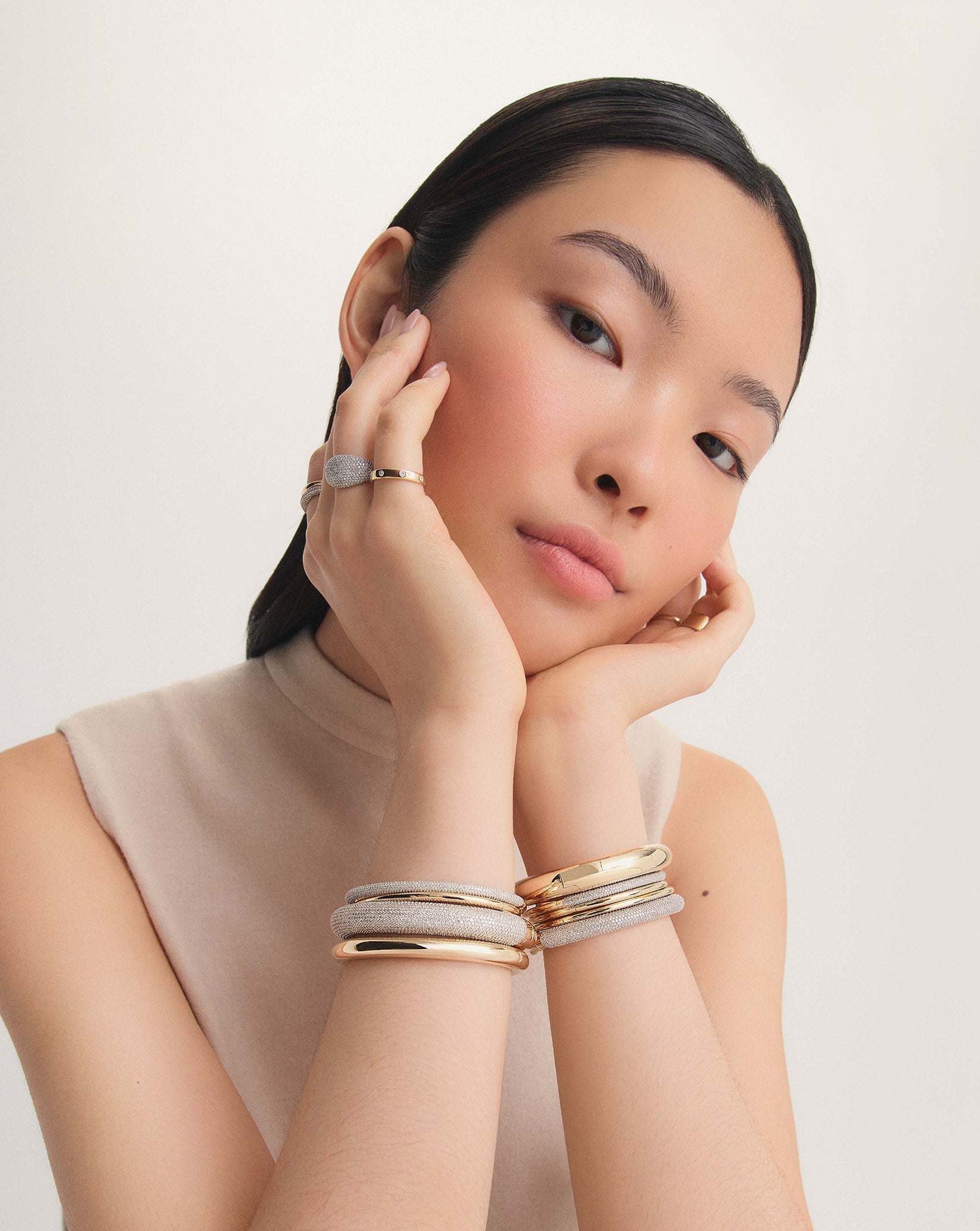 Bold Diamond Cuff — view 11