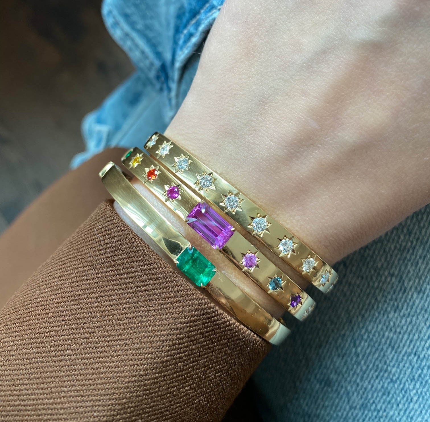 Classic Diamond Cuff — view 2