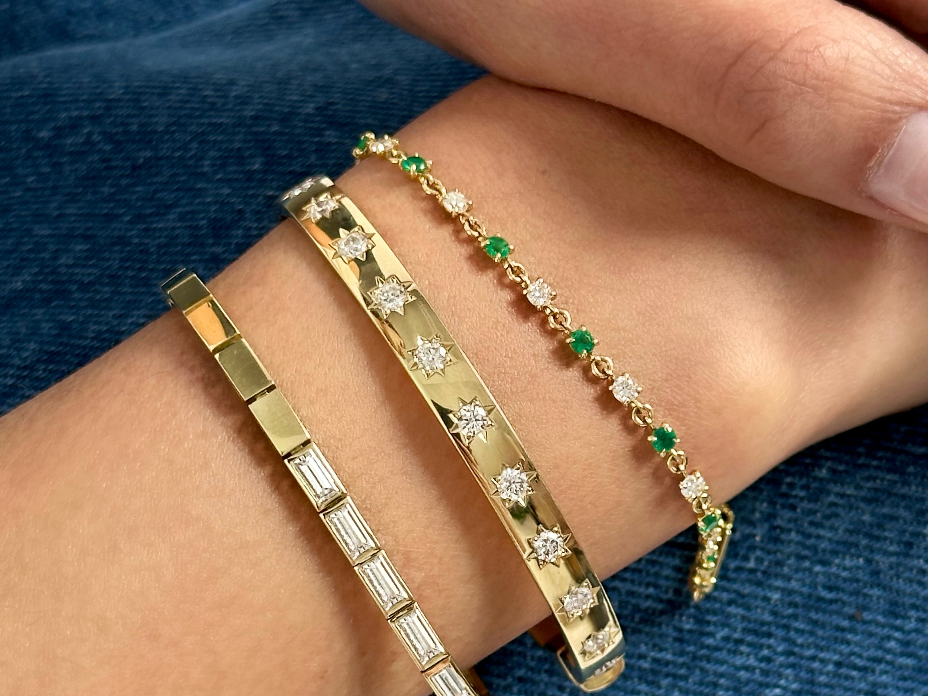 Classic Diamond Cuff — view 5