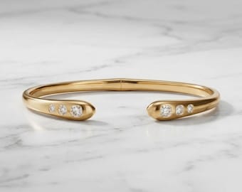 Modern Diamond Cuff