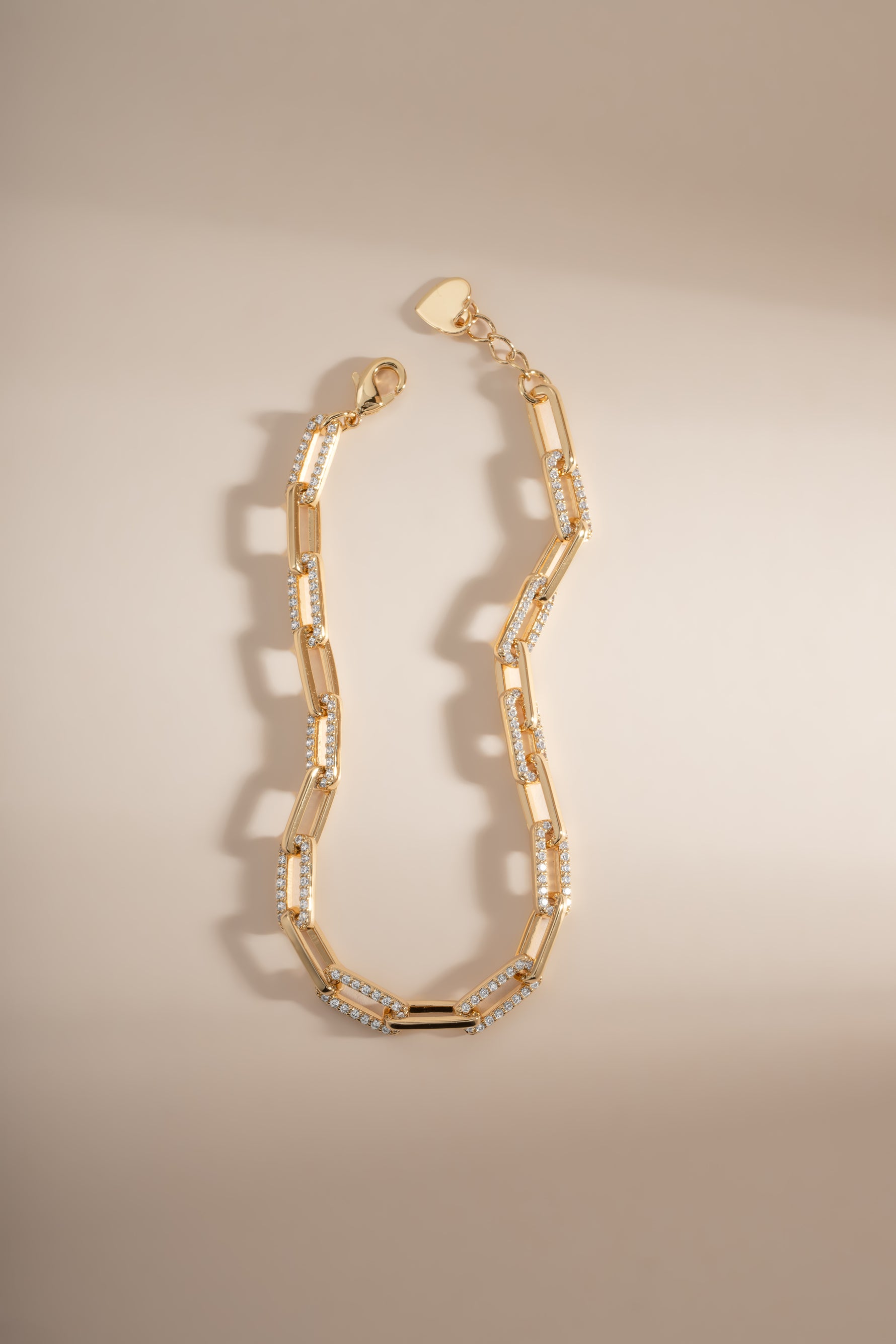 Fine Diamond Chain Bracelet — view 5