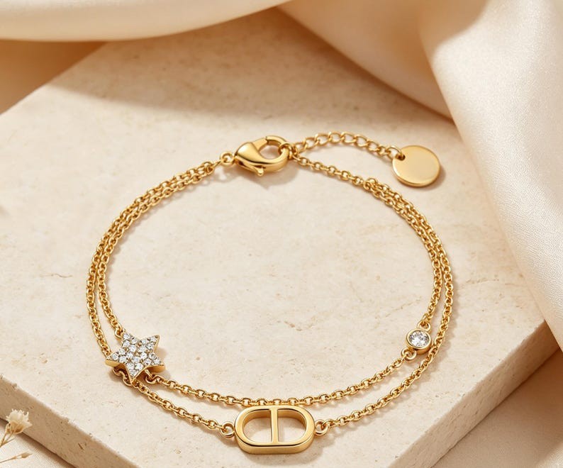 Geometric Diamond Bracelet — view 4