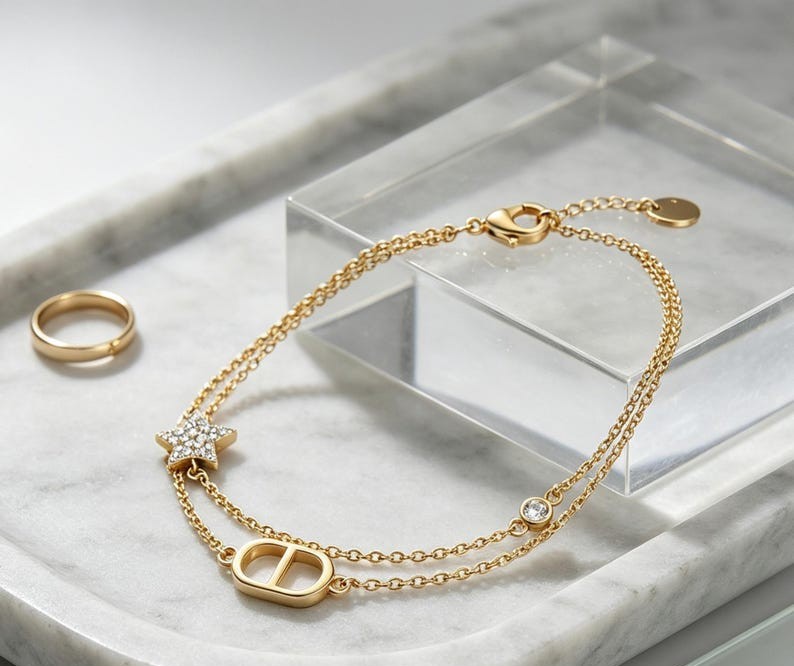 Geometric Diamond Bracelet