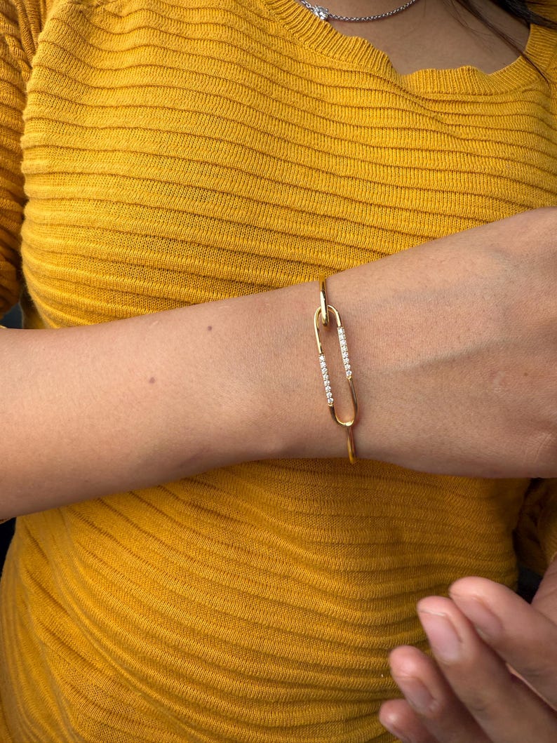 Modern Line Bracelet — view 4