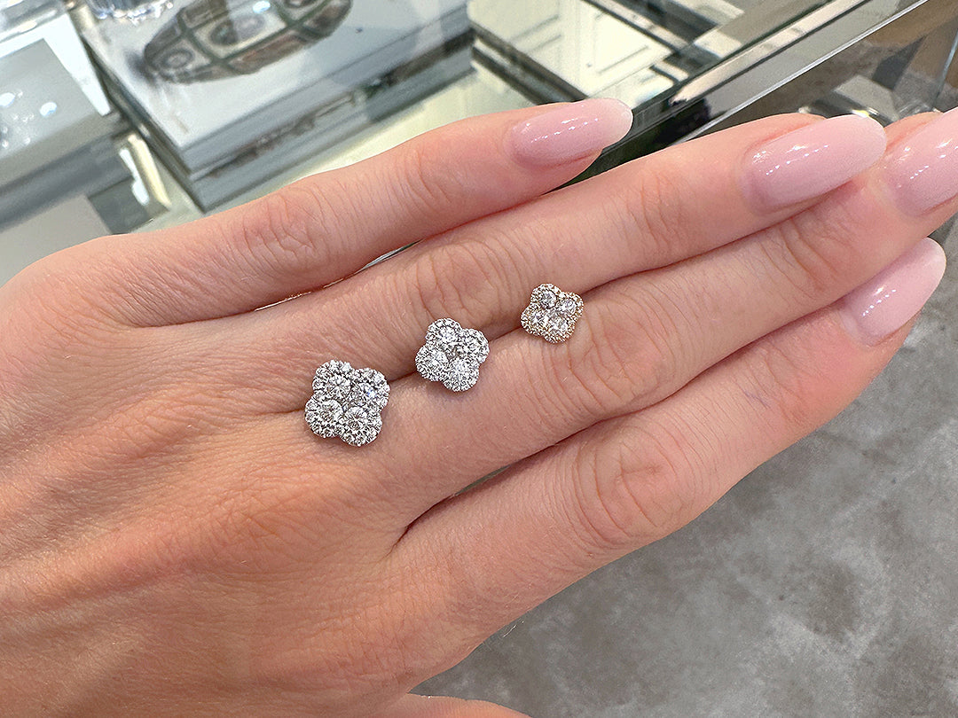 Twist Diamond Stud — view 3