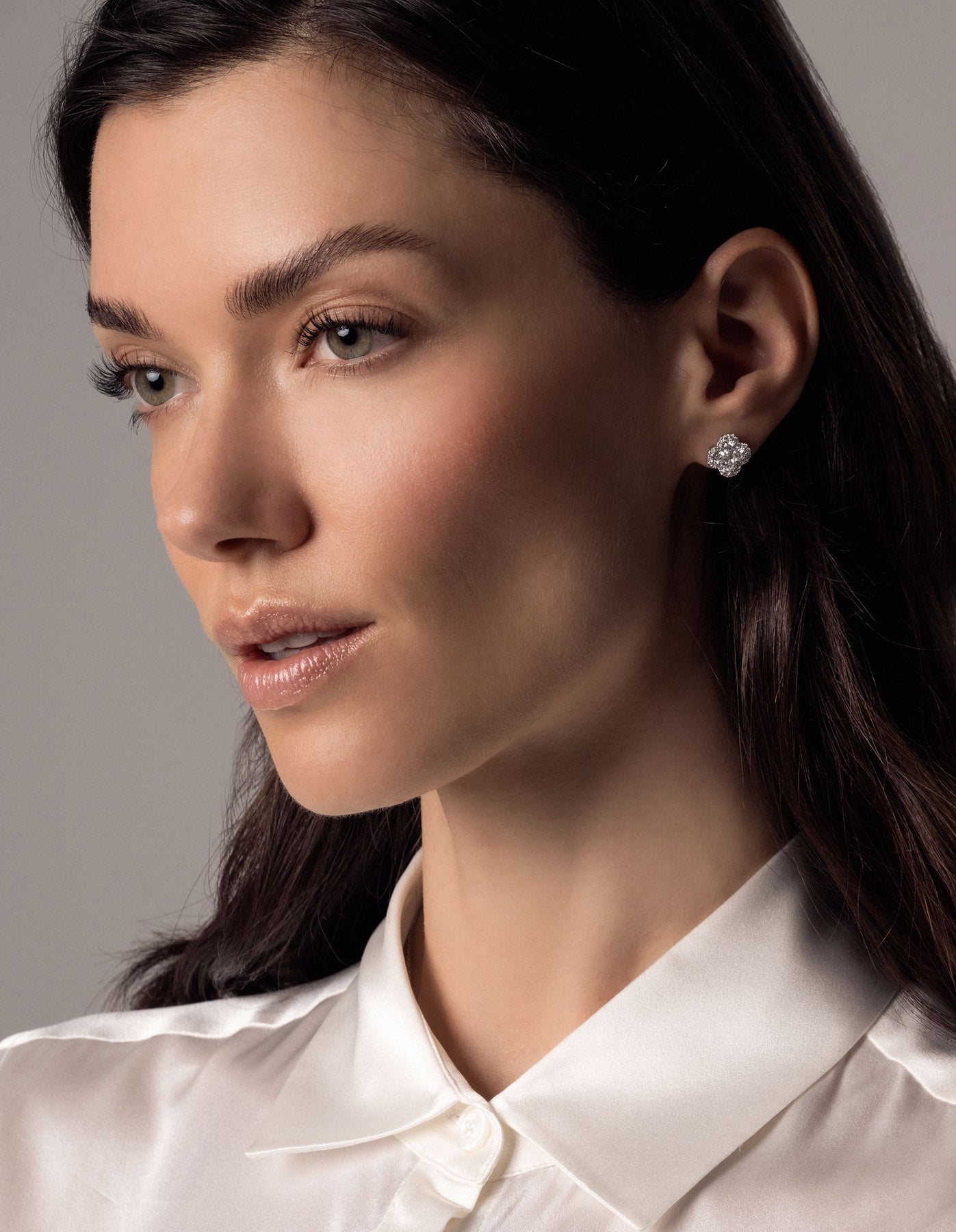 Twist Diamond Stud — view 4