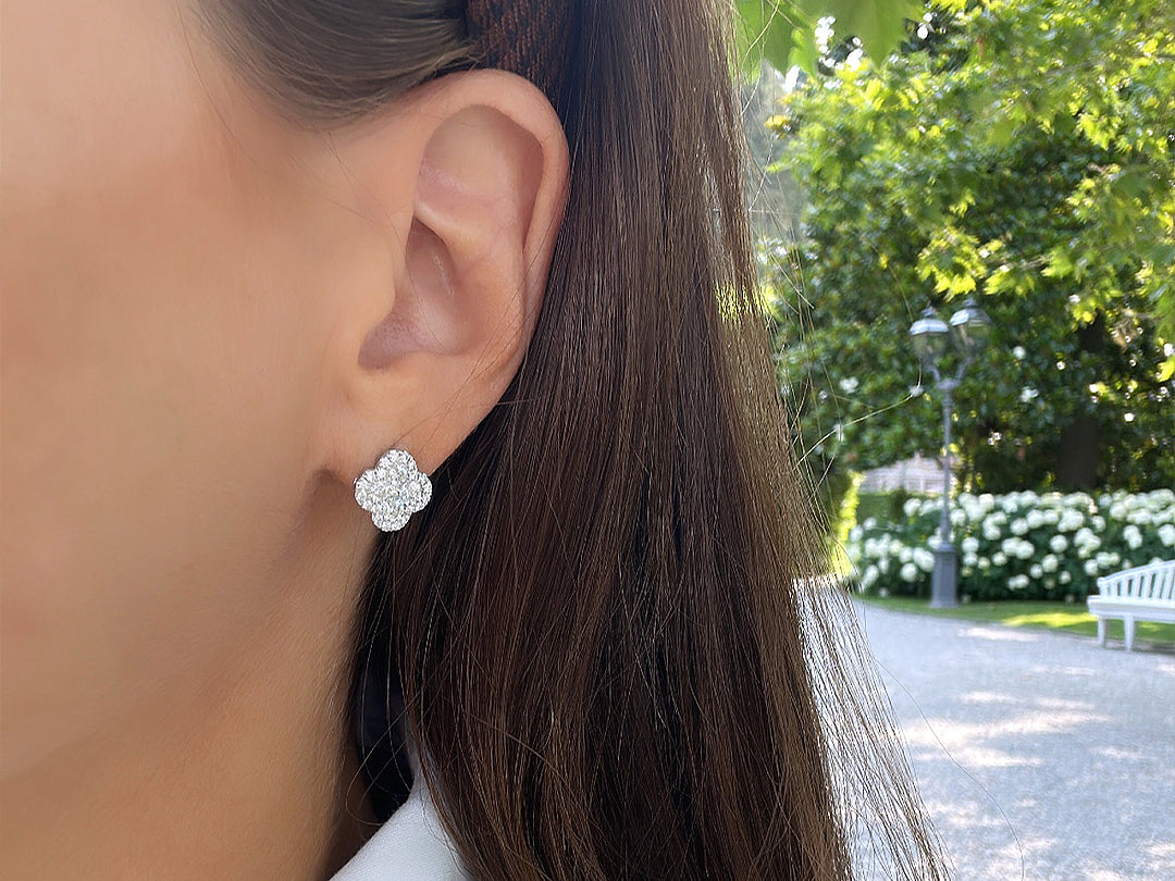 Twist Diamond Stud — view 6