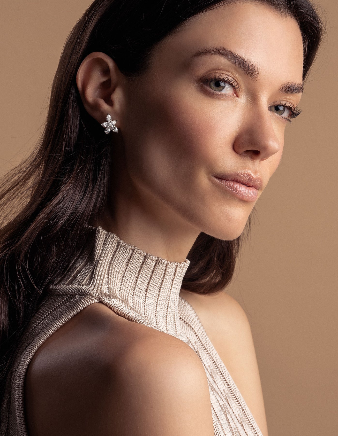 Dainty Diamond Stud — view 4