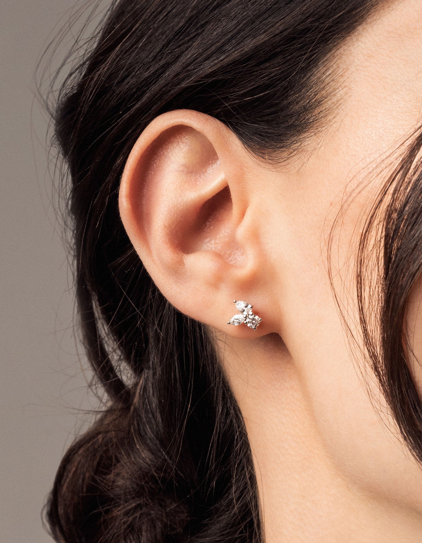 Minimal Diamond Stud — view 3