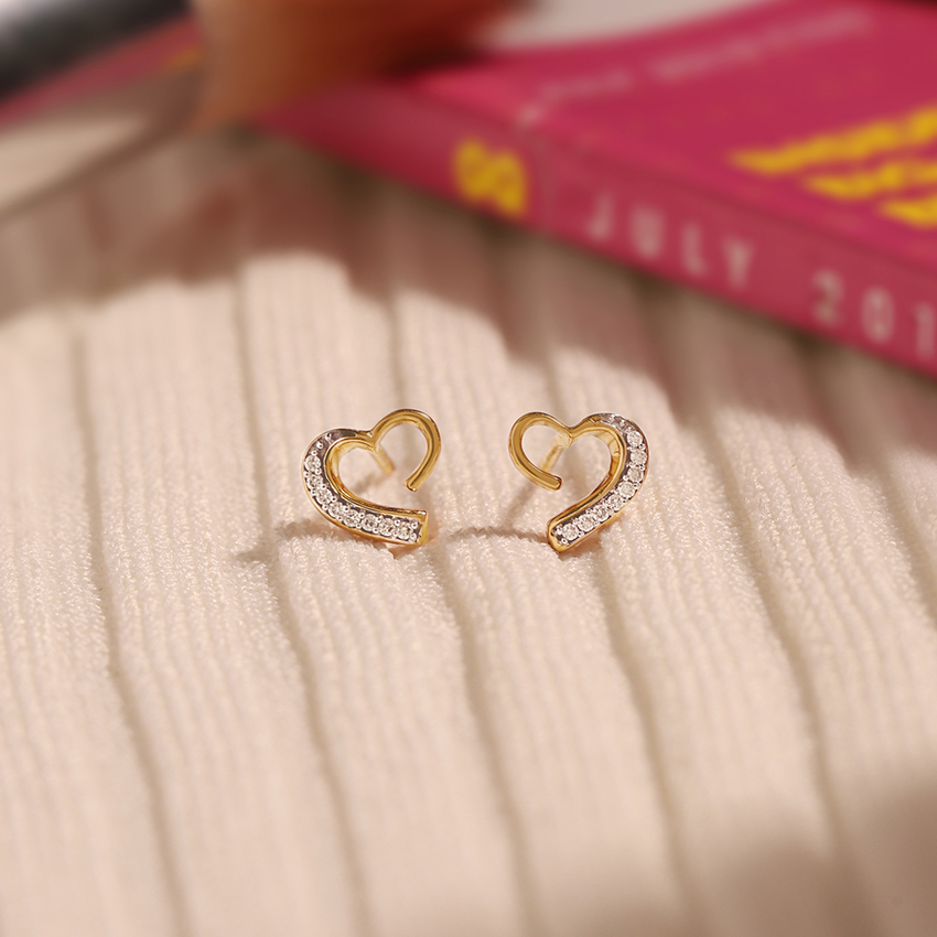 Polished Diamond Stud