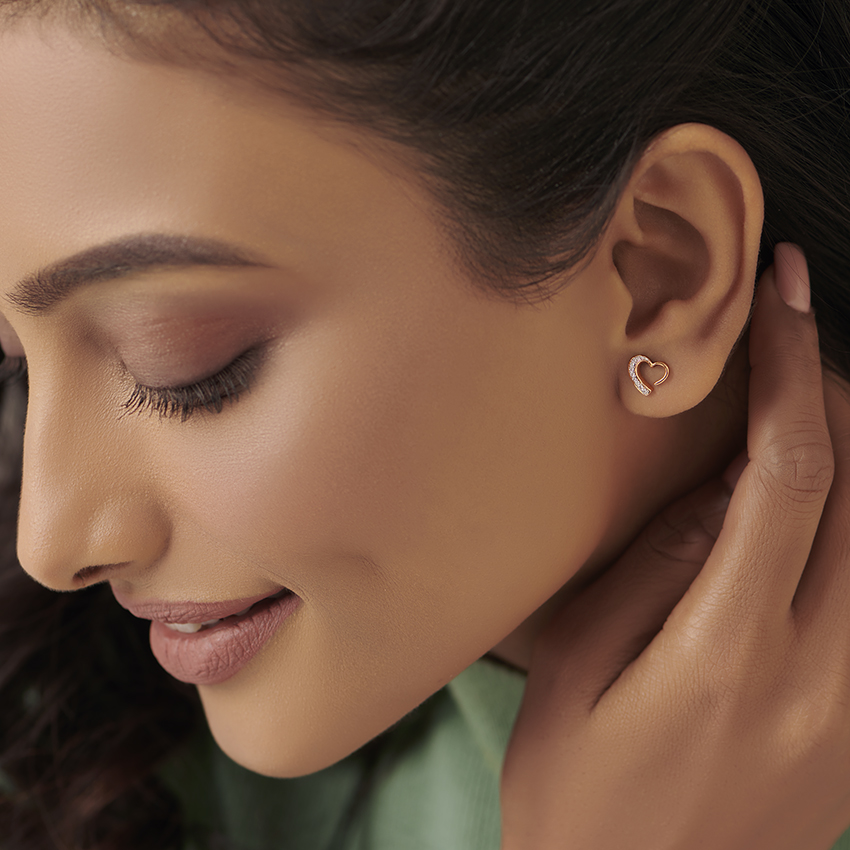 Polished Diamond Stud — view 3