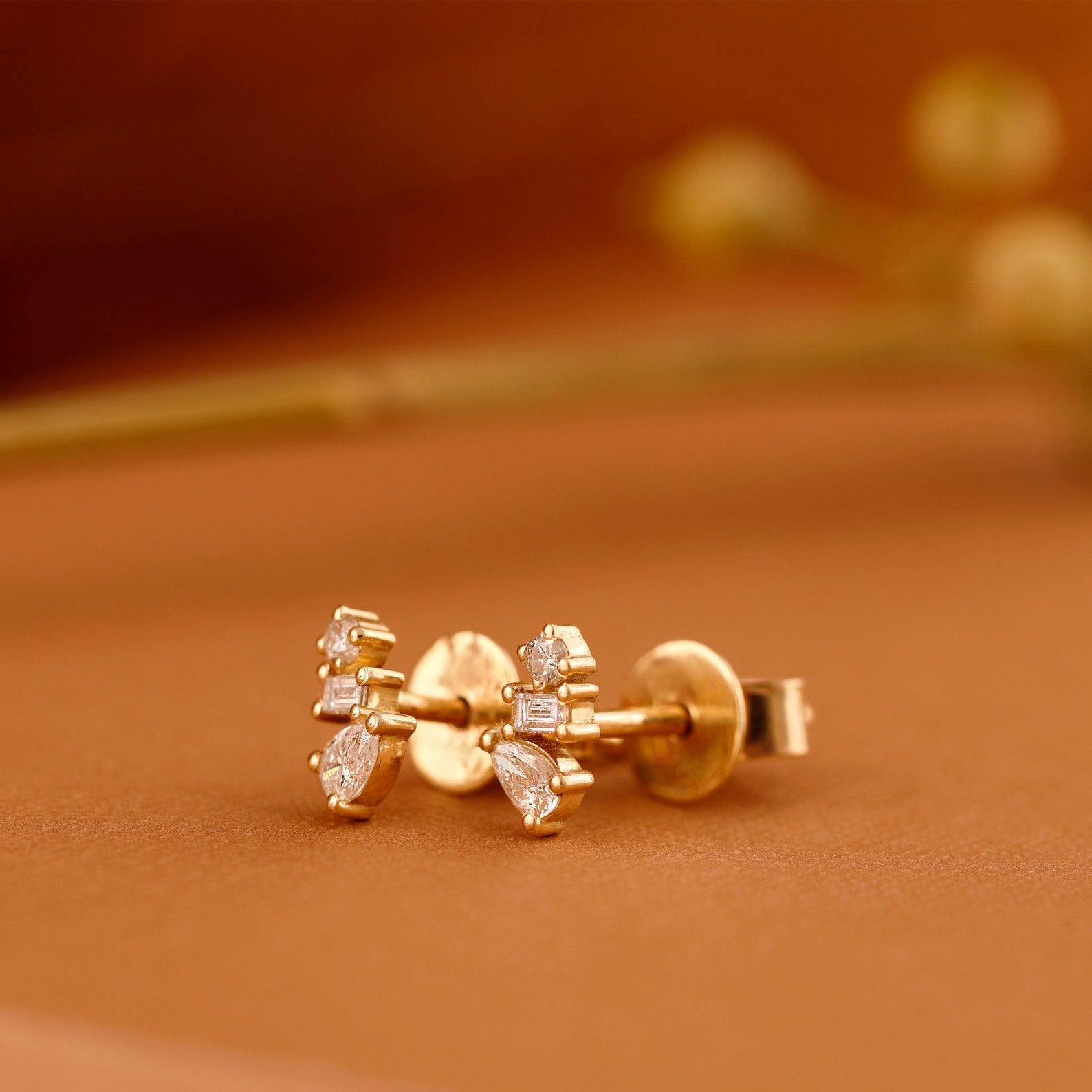Classic Diamond Stud — view 4
