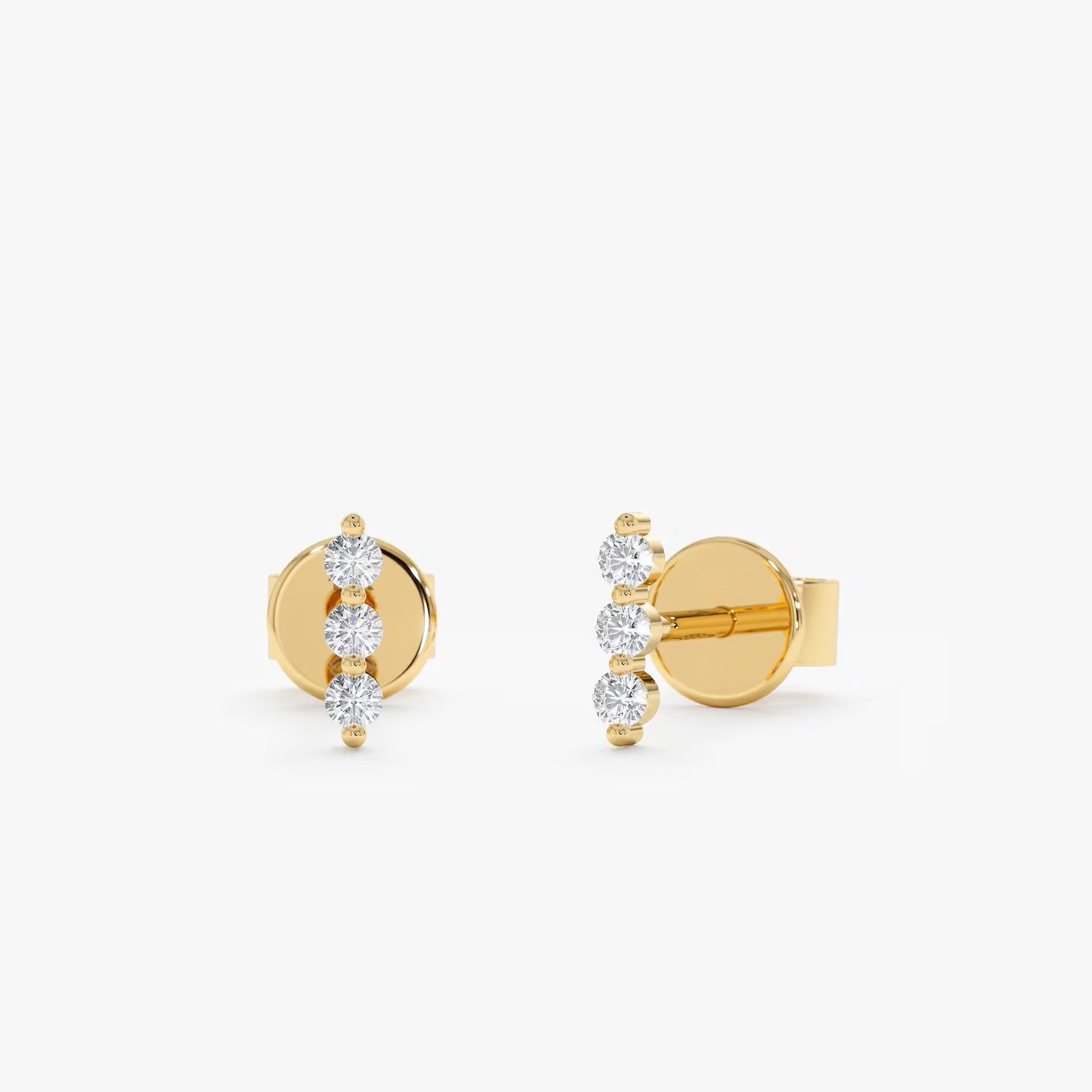 Simple Diamond Stud