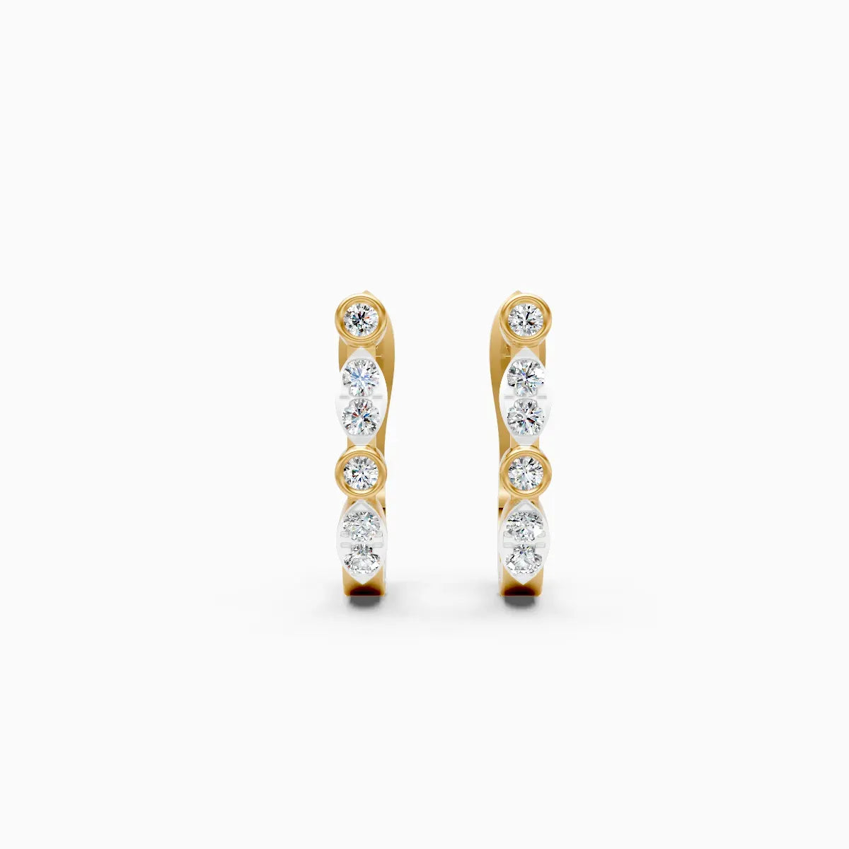Classic Diamond Hoop — view 2
