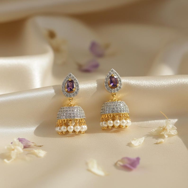 Classic Diamond Jhumka