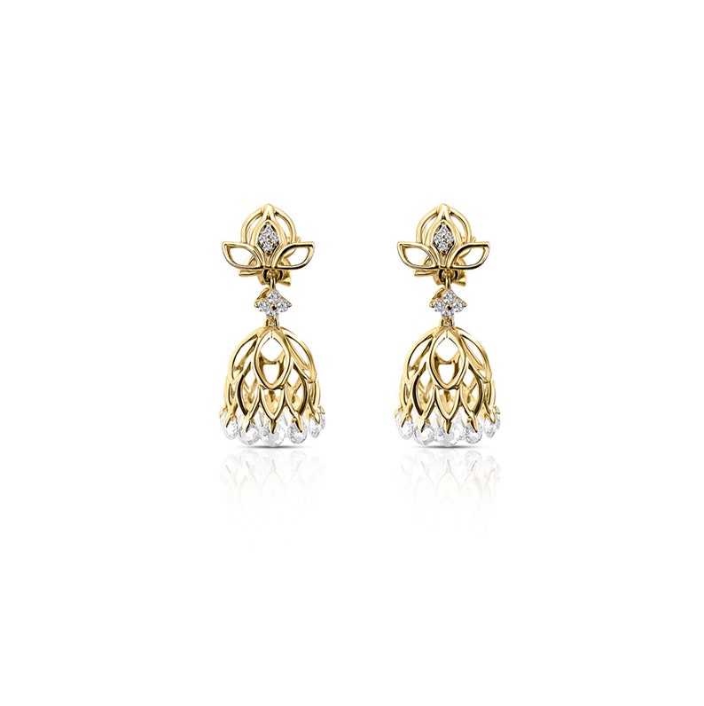 Antique Diamond Jhumka