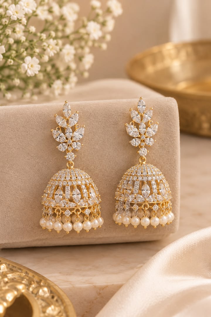 Royal Diamond Jhumka