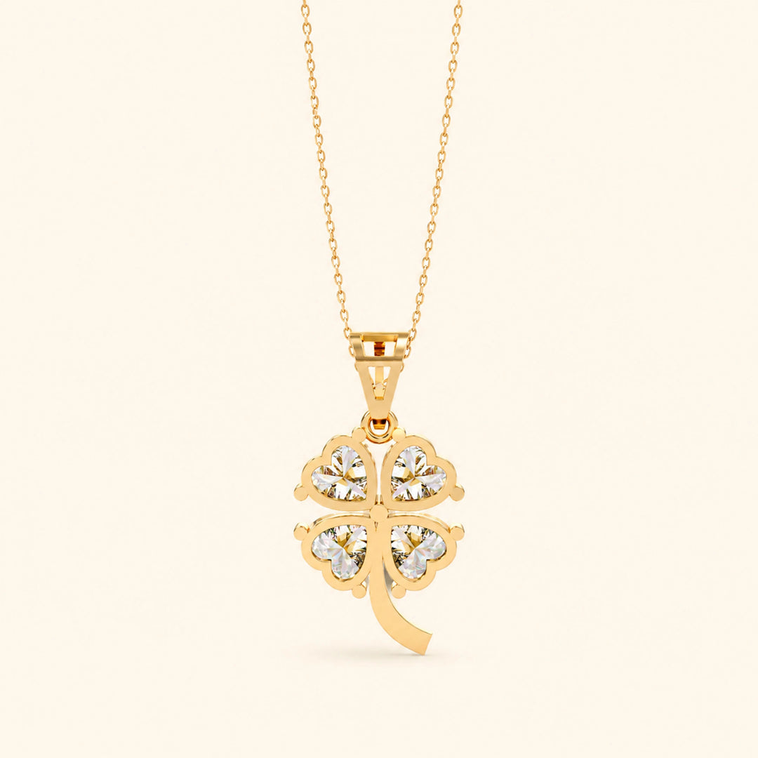 Radiant Solitaire Pendant — view 3