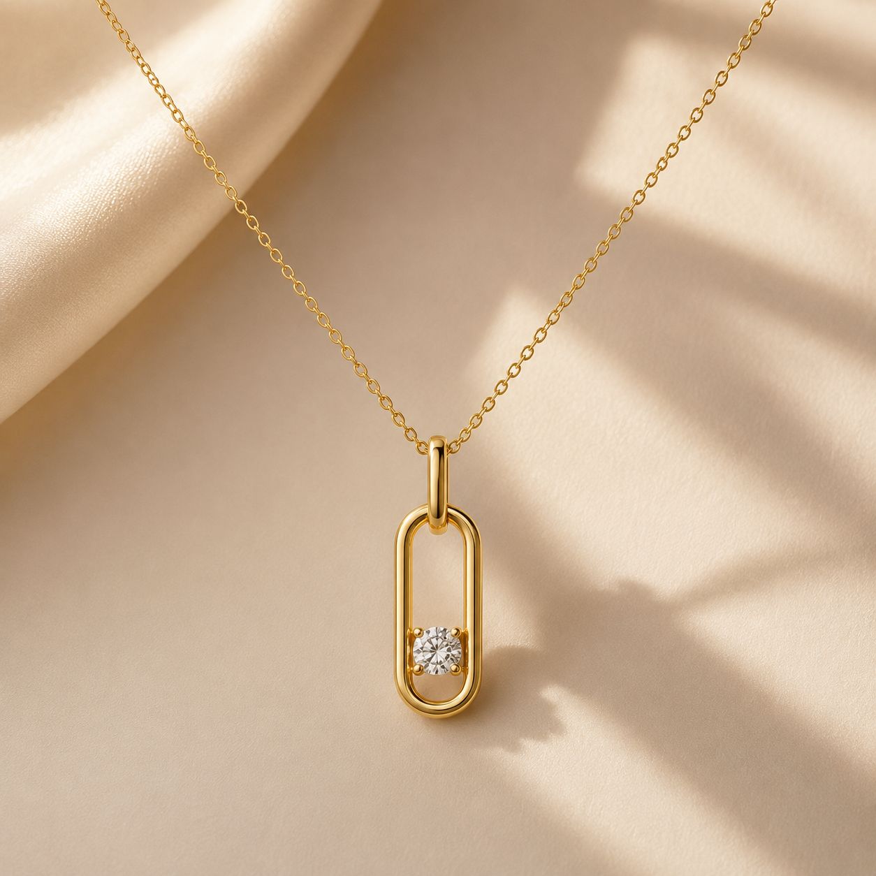 Elegant Halo Pendant