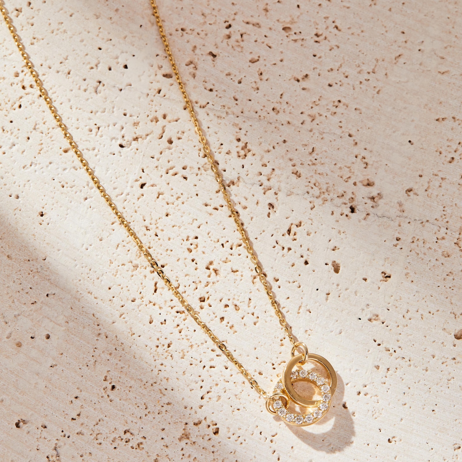Delicate Solitaire Pendant — view 3