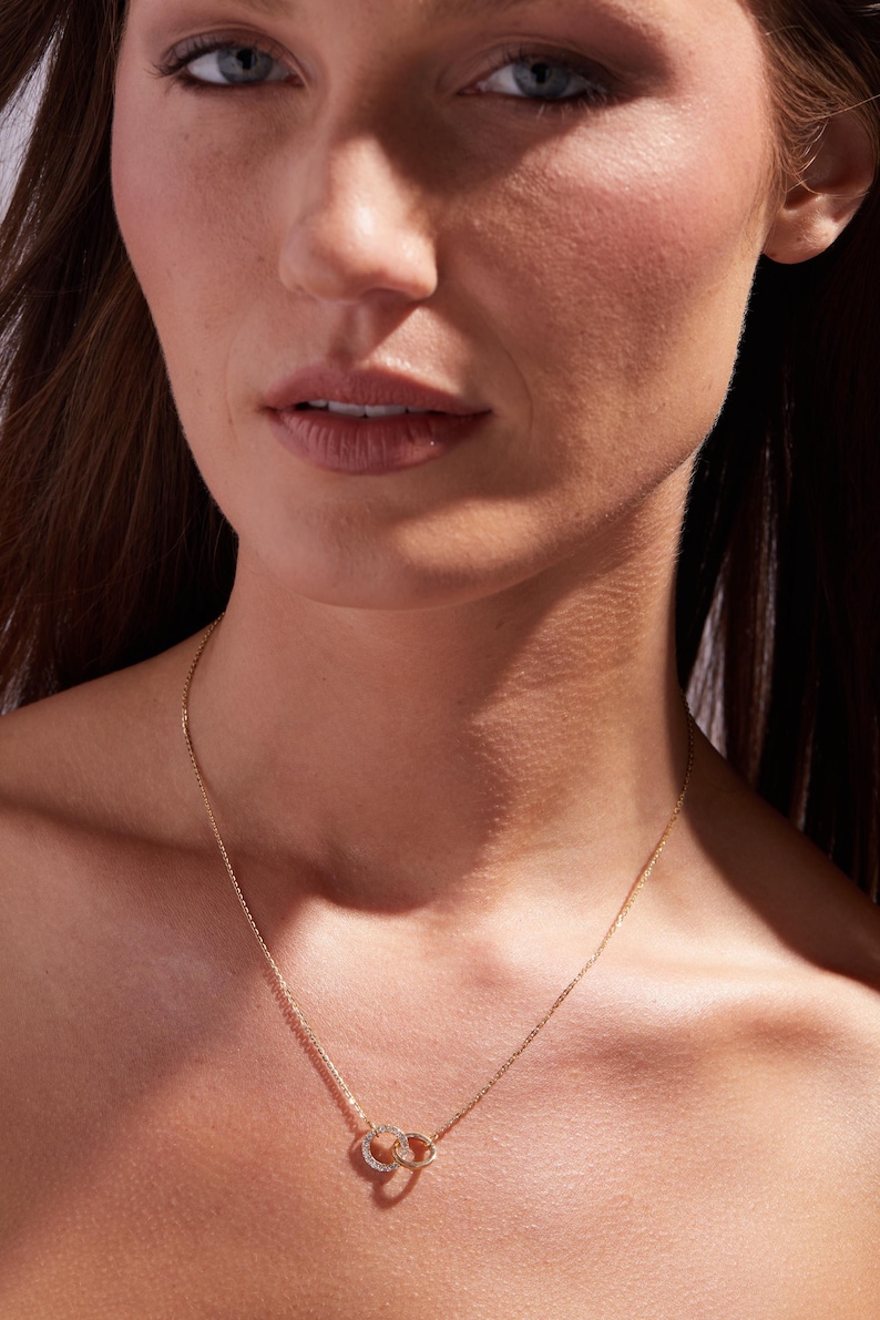 Delicate Solitaire Pendant — view 5