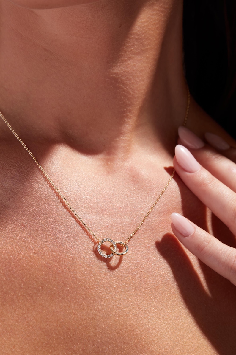Delicate Solitaire Pendant — view 9