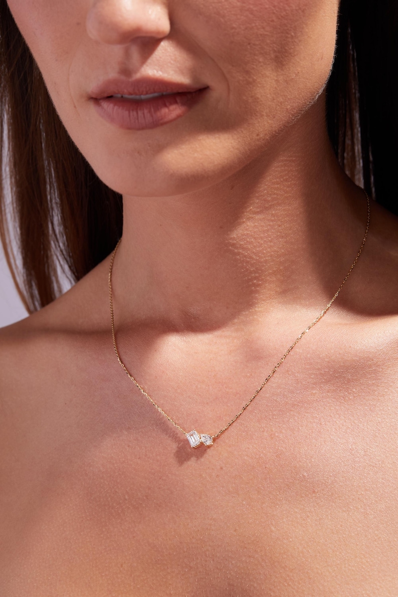 Starlit Diamond Pendant — view 2