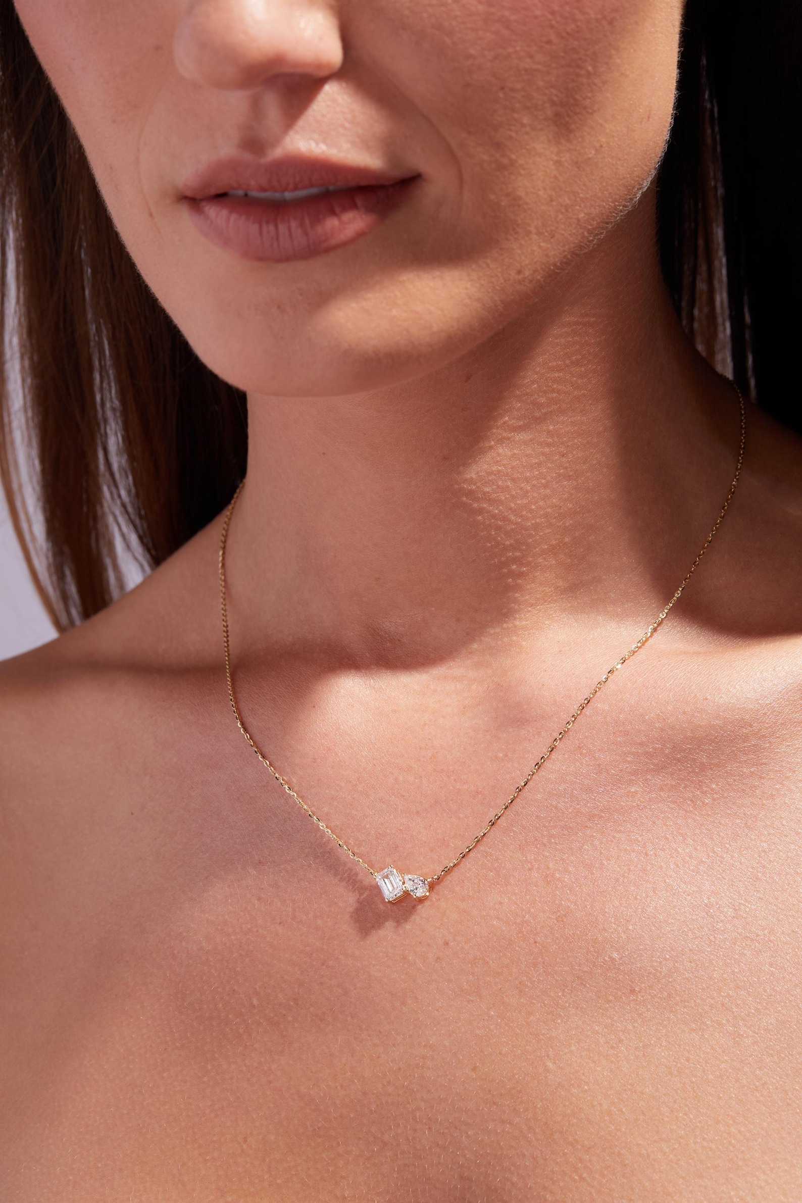 Starlit Diamond Pendant — view 9