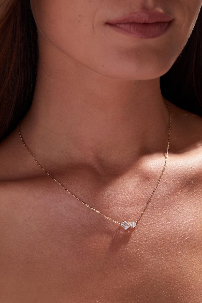 Starlit Diamond Pendant — view 14