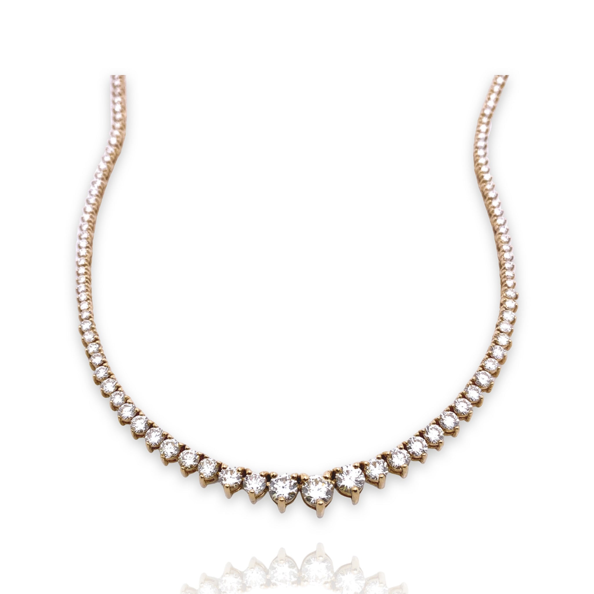 Classic Tennis Necklace — view 3
