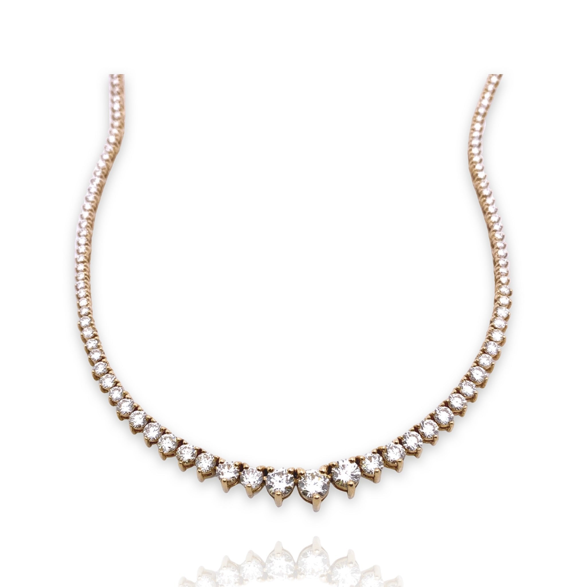 Classic Tennis Necklace — view 8