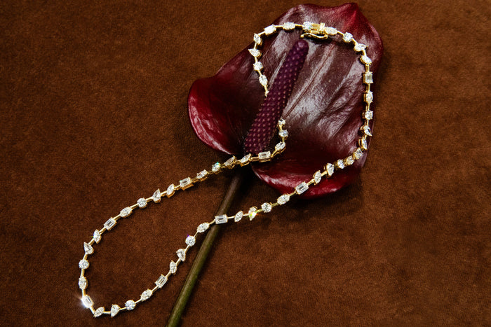Sparkling Tennis Necklace — view 3