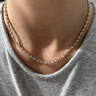 Sparkling Tennis Necklace — view 5