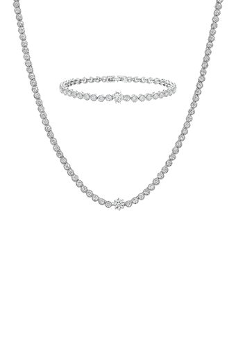 Fine Diamond Necklace — view 2