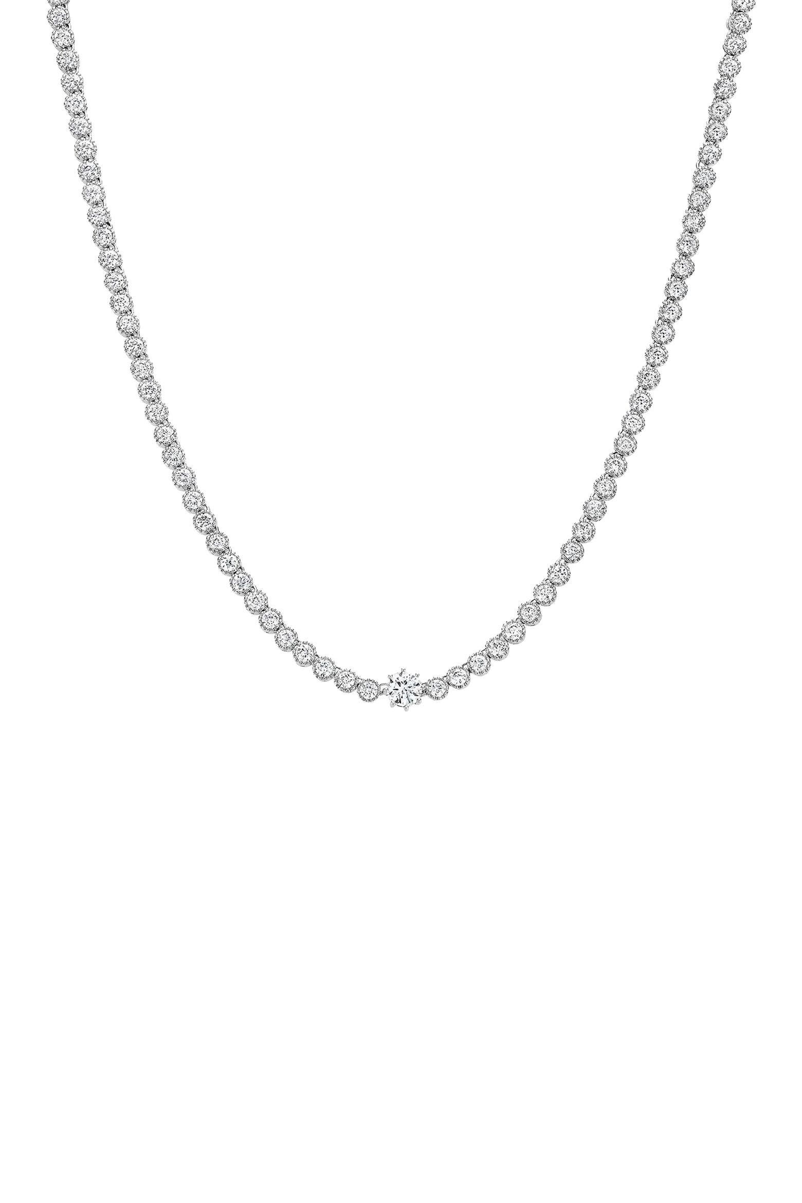 Fine Diamond Necklace — view 4